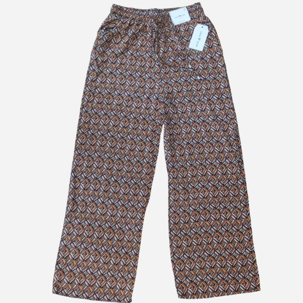 Love Wish Bohemian Style Wide Leg Pants